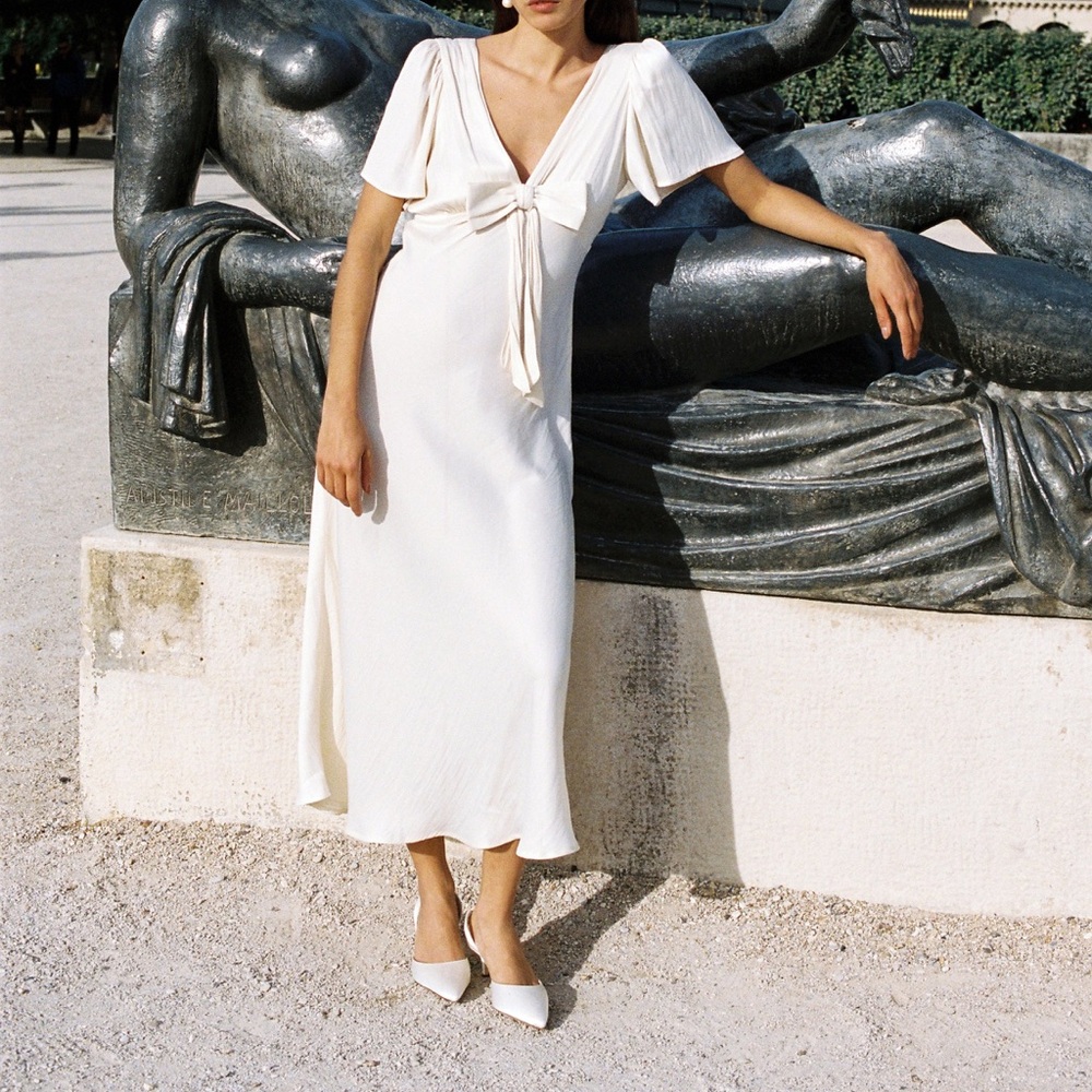 Ciao Lucia Brunello Dress in Ivory - Size Small